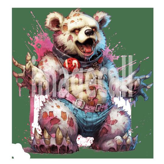 Clipart Teddy Zombie (2)