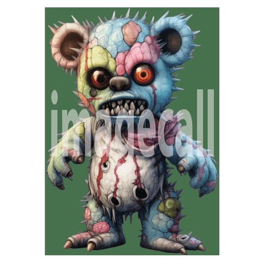 Clipart Teddy Zombie (4)