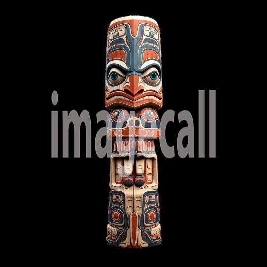 Clipart Totem Pole 10300dpi