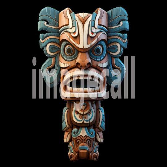 Clipart Totem Pole 12300dpi