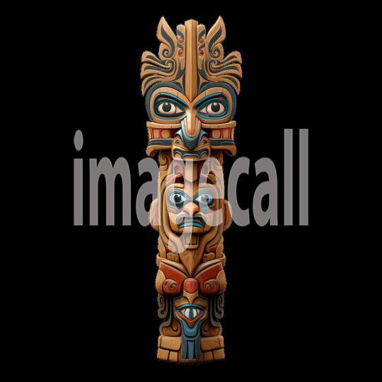 Clipart Totem Pole 14300dpi