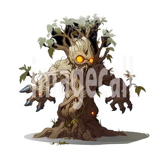 Clipart Tree Golem 11300dpi