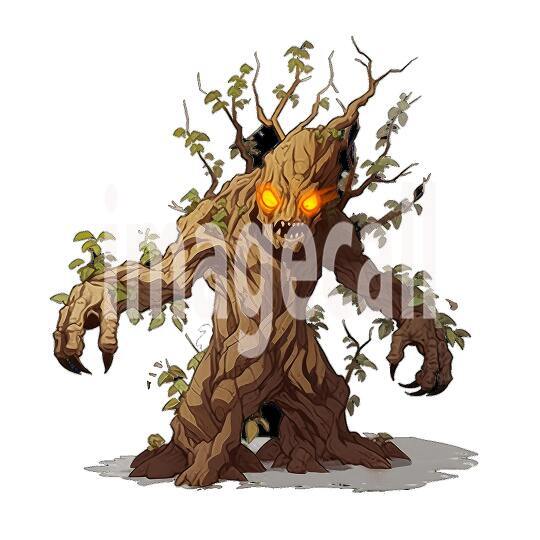 Clipart Tree Golem 12300dpi