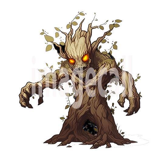 Clipart Tree Golem 14300dpi