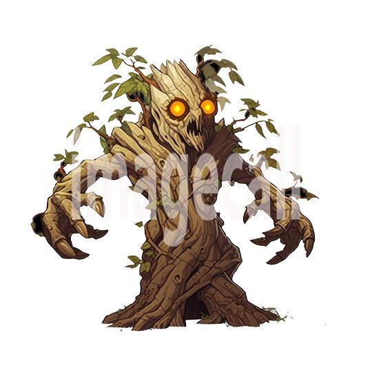 Clipart Tree Golem 16300dpi
