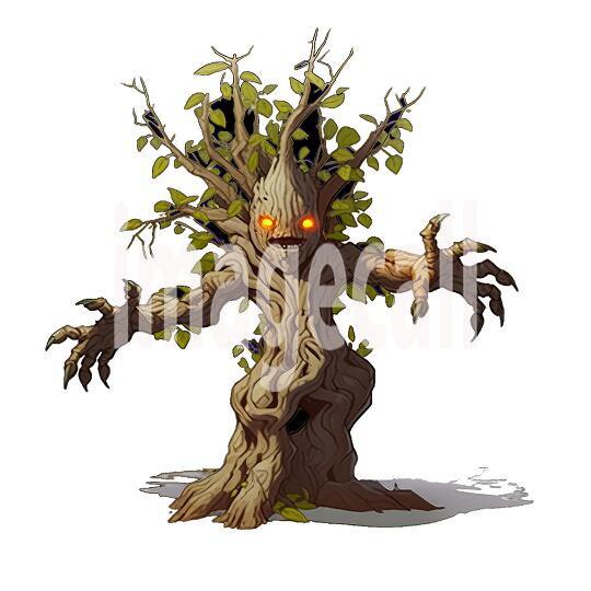 Clipart Tree Golem 19300dpi