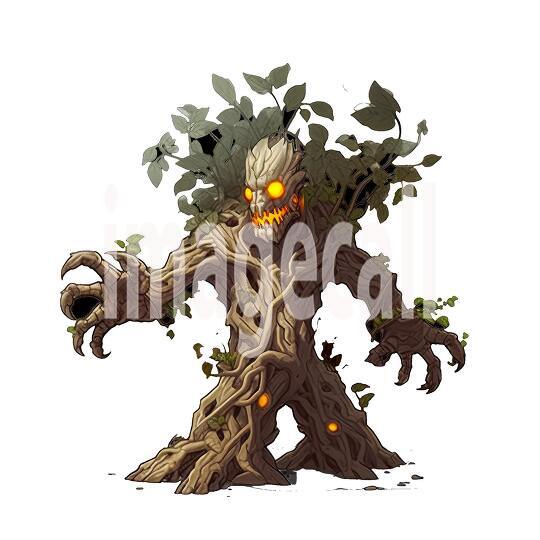 Clipart Tree Golem 2300dpi