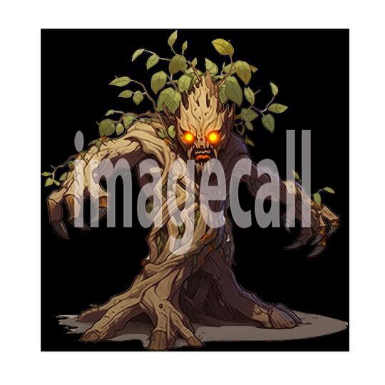 Clipart Tree Golem 3300dpi