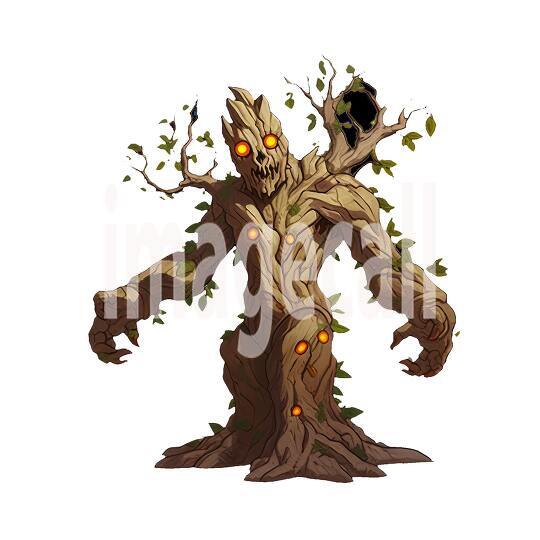 Clipart Tree Golem 5300dpi