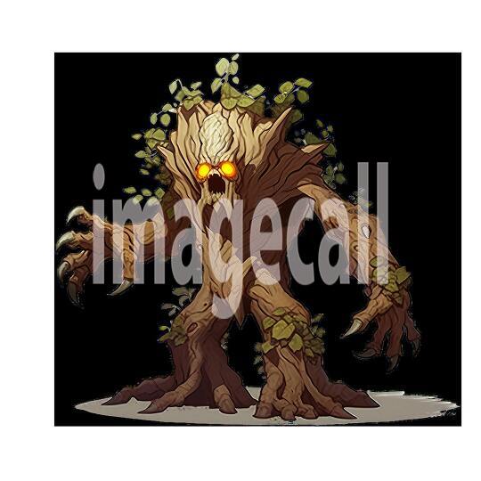 Clipart Tree Golem 8300dpi