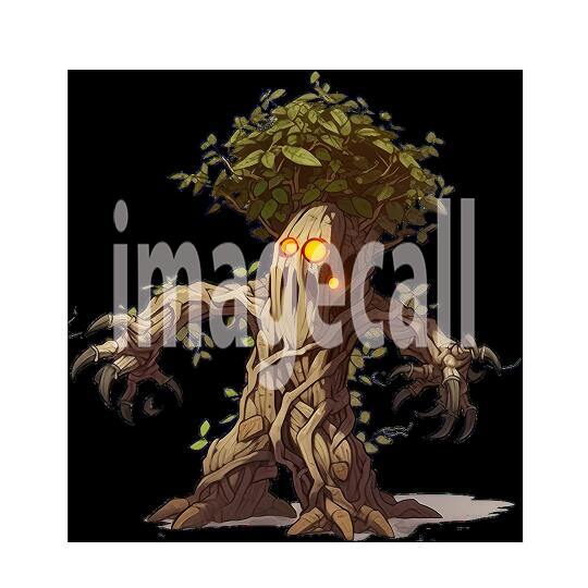 Clipart Tree Golem 9300dpi