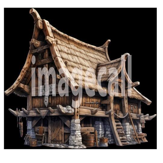 Clipart Viking Longhouse (19)