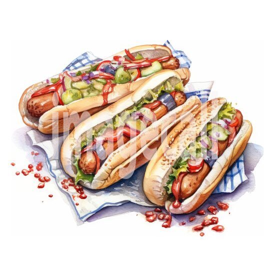 clipart watercolor 4th july (11)300dpi