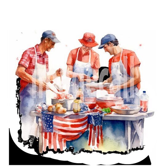 clipart watercolor 4th july (15)300dpi