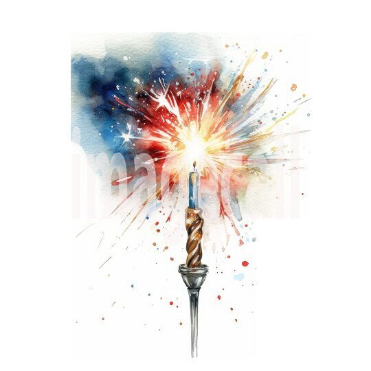 clipart watercolor 4th july (5)300dpi