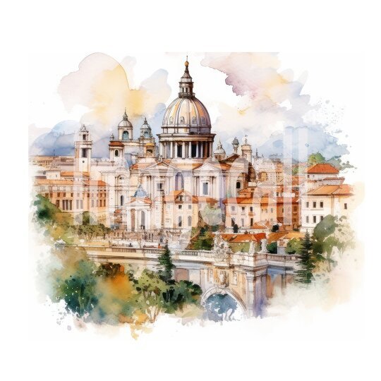 Clipart Watercolor Italy (18)300dpi