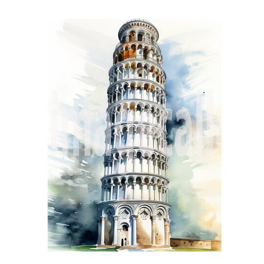 Clipart Watercolor Italy (2)300dpi