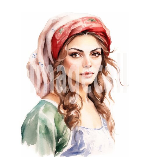 Clipart Watercolor Italy (4)300dpi