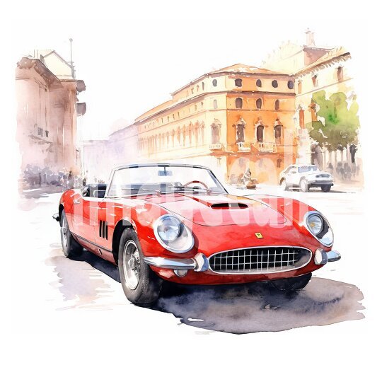 Clipart Watercolor Italy (5)300dpi