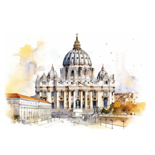 Clipart Watercolor Italy (8)300dpi