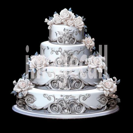 Clipart Wedding Cakes 1300dpi