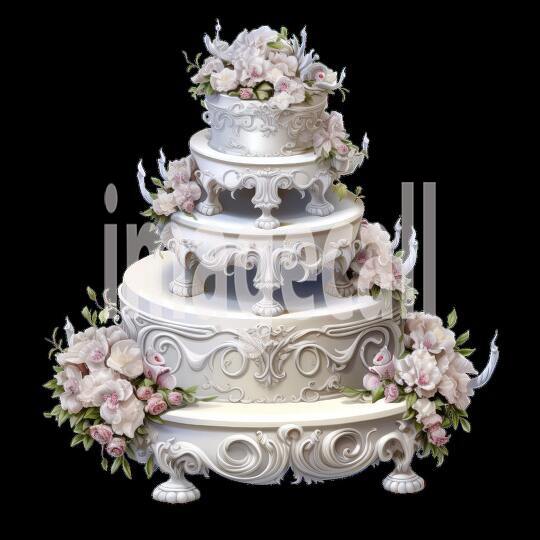 Clipart Wedding Cakes 14300dpi