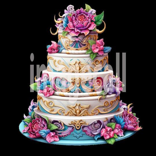 Clipart Wedding Cakes 16300dpi