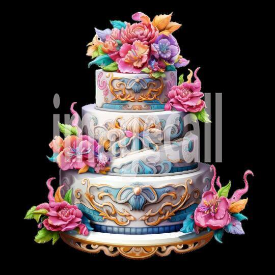 Clipart Wedding Cakes 17300dpi