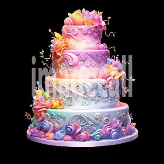 Clipart Wedding Cakes 5300dpi