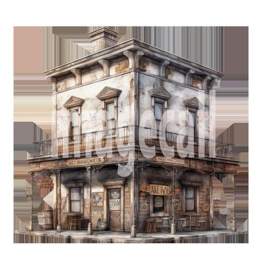 Clipart Wild West Bar (1)300dpi