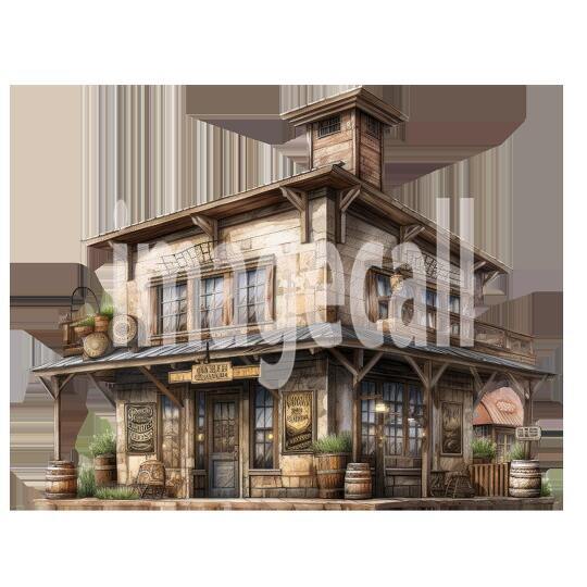 Clipart Wild West Bar (4)300dpi