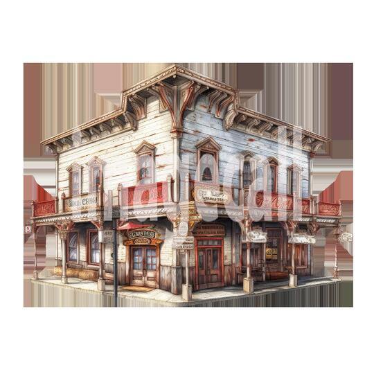 Clipart Wild West Bar (6)300dpi