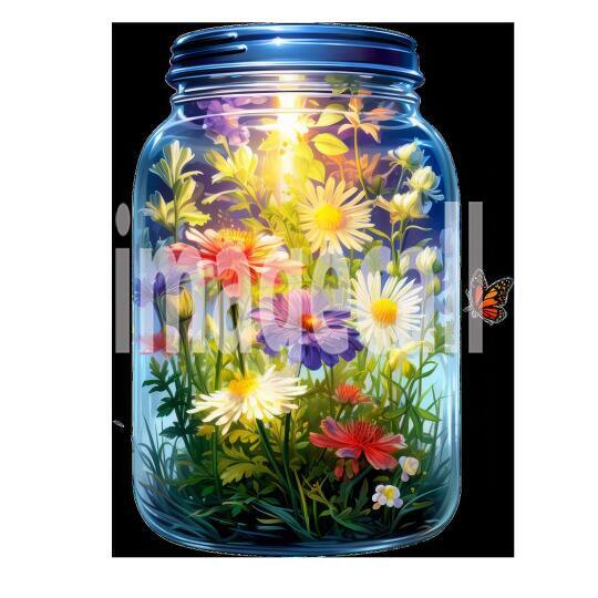 Clipart Windflower Jars 11300dpi