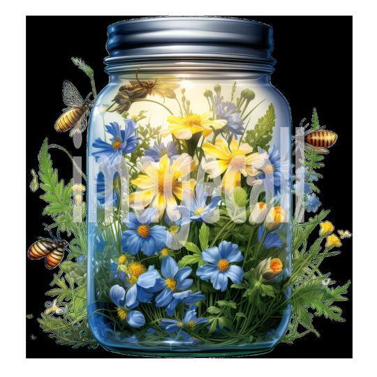 Clipart Windflower Jars 16300dpi