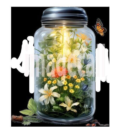 Clipart Windflower Jars 19300dpi