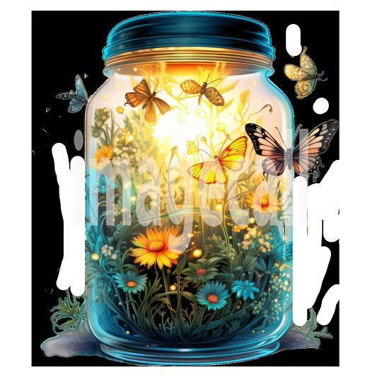 Clipart Windflower Jars 9300dpi