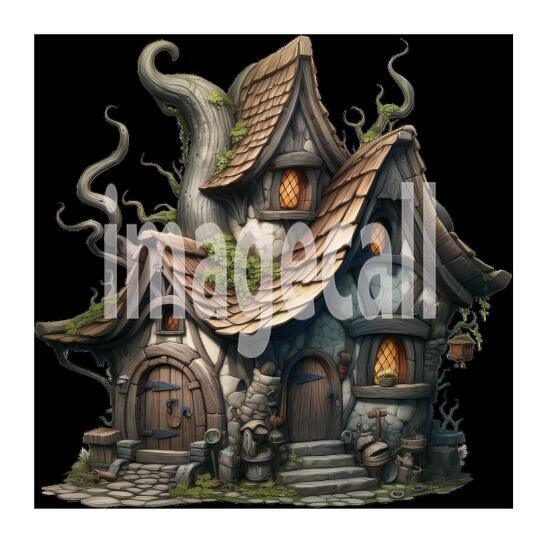 Clipart Witches Cottage (1)