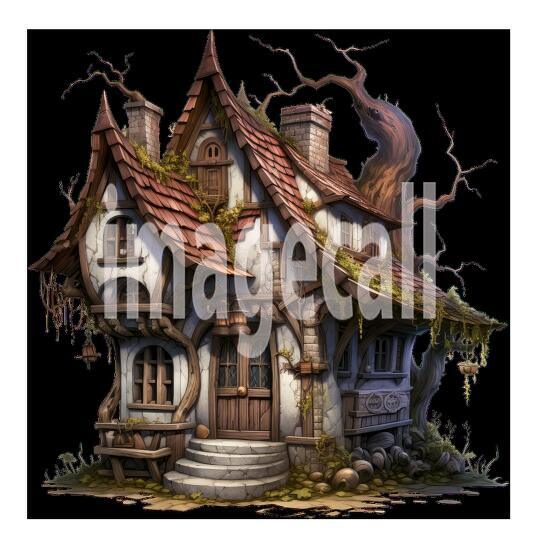 Clipart Witches Cottage (10)