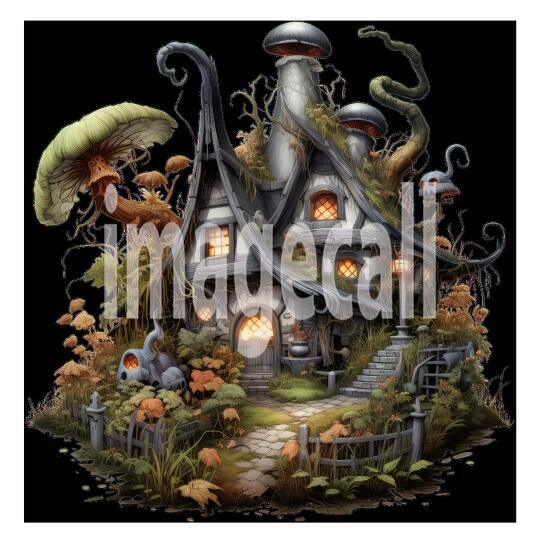 Clipart Witches Cottage (17)