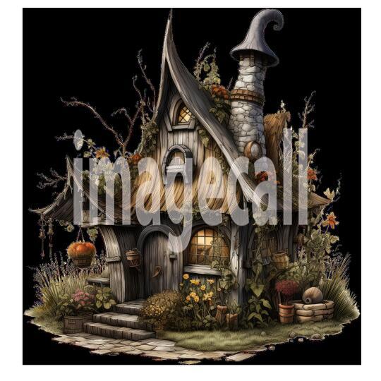 Clipart Witches Cottage (6)