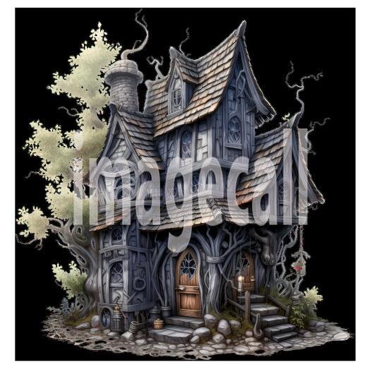 Clipart Witches Cottage (8)