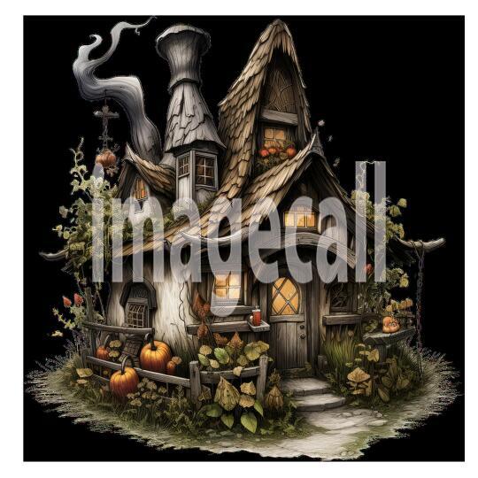 Clipart Witches Cottage (9)