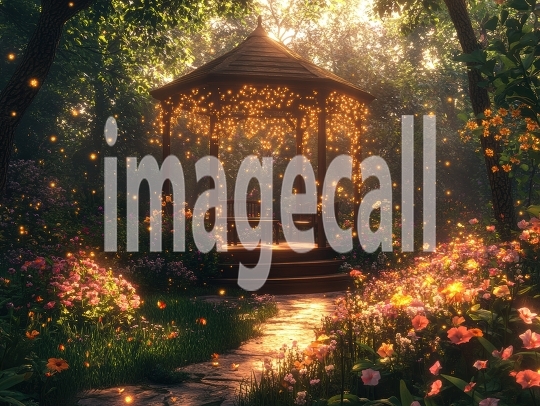 Fantasy Garden Pavilion (13)- Destiny Backdrops