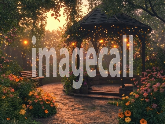 Fantasy Garden Pavilion (17)- Destiny Backdrops