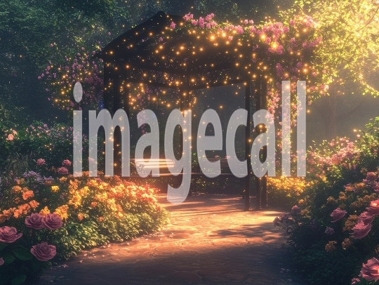 Fantasy Garden Pavilion (20)- Destiny Backdrops