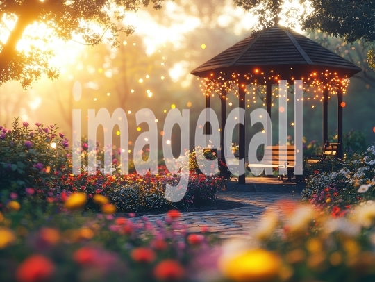 Fantasy Garden Pavilion (8)- Destiny Backdrops