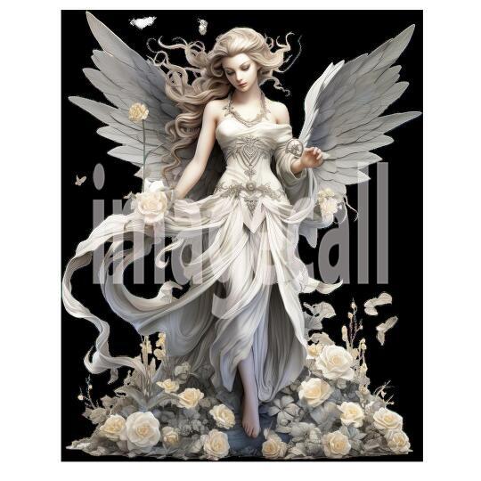 FLoral Angel Statues (11)300dpi