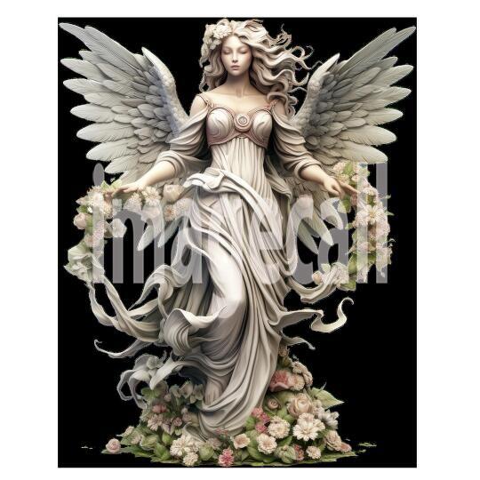 FLoral Angel Statues (15)300dpi