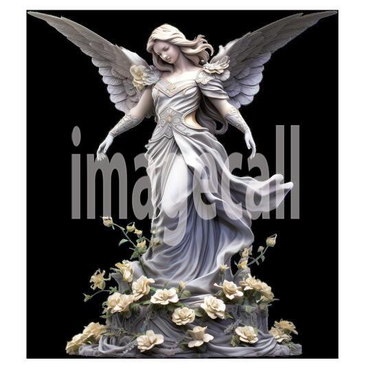 FLoral Angel Statues (16)300dpi