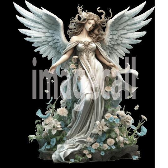 FLoral Angel Statues (17)300dpi